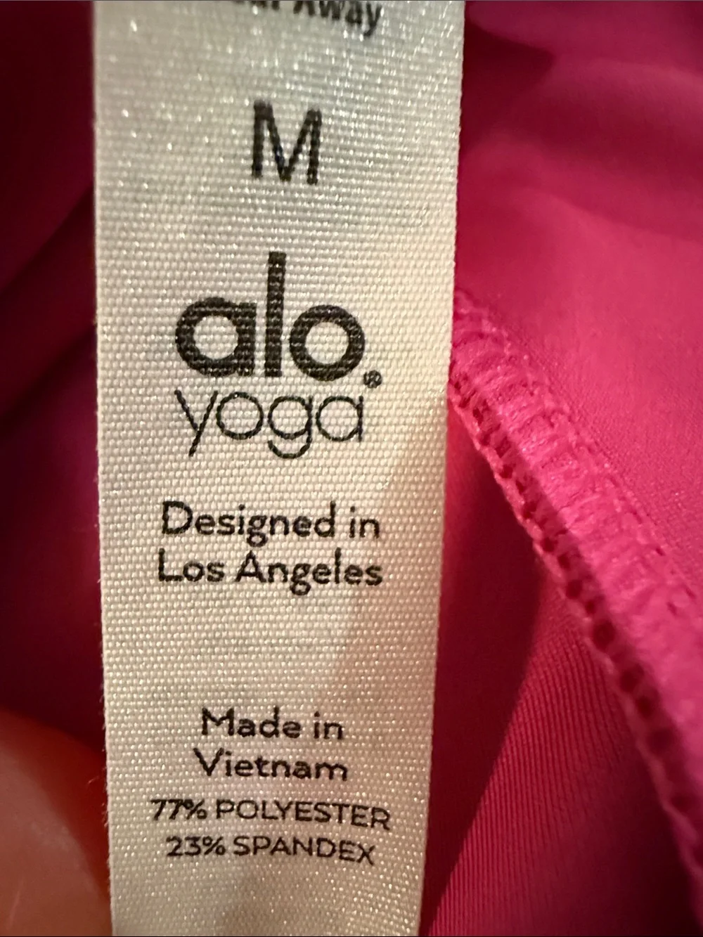 Alo Yoga Bright Pink Active Capri Leggings
